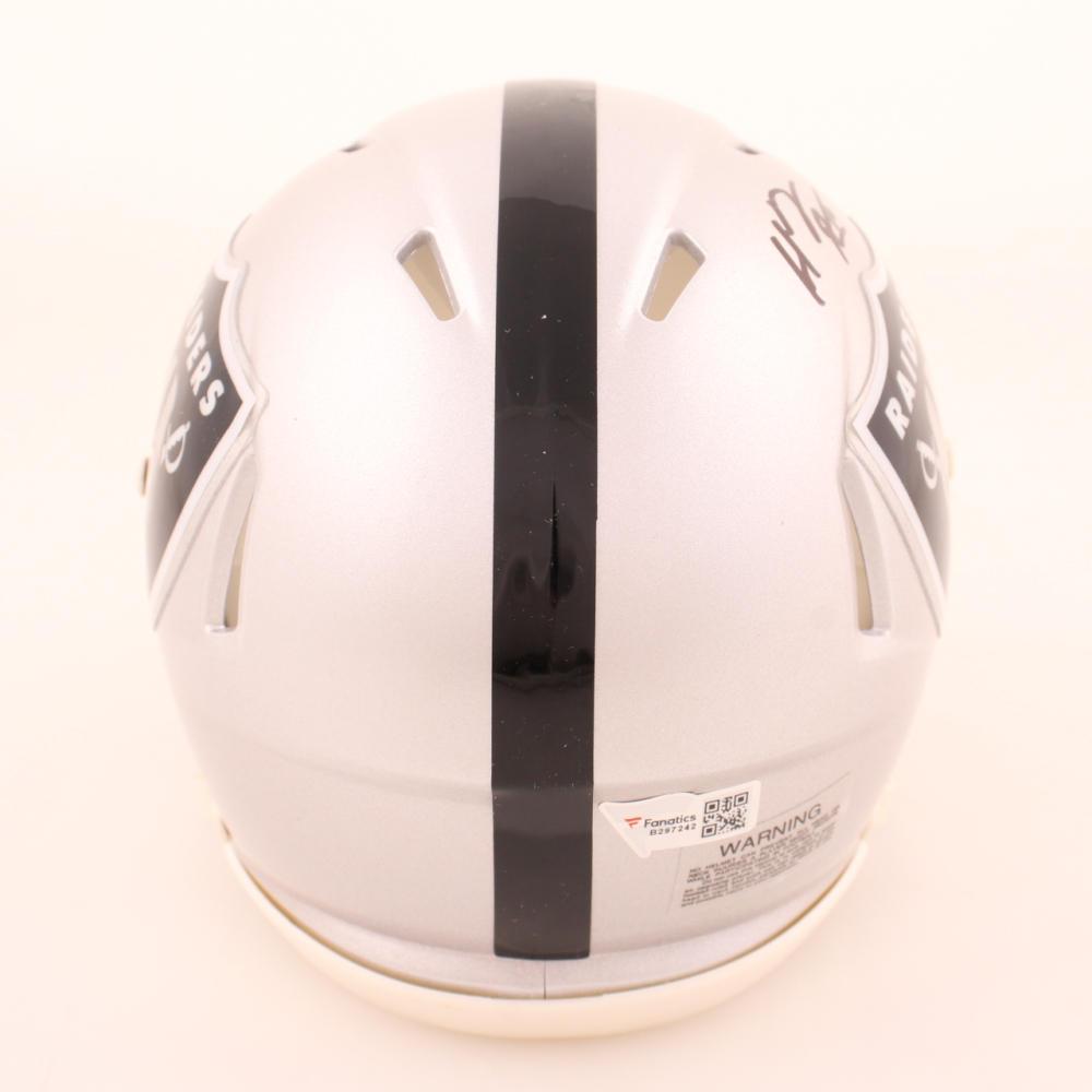 Henry Ruggs III Signed Raiders Speed Mini Helmet (Fanatics) Pristine