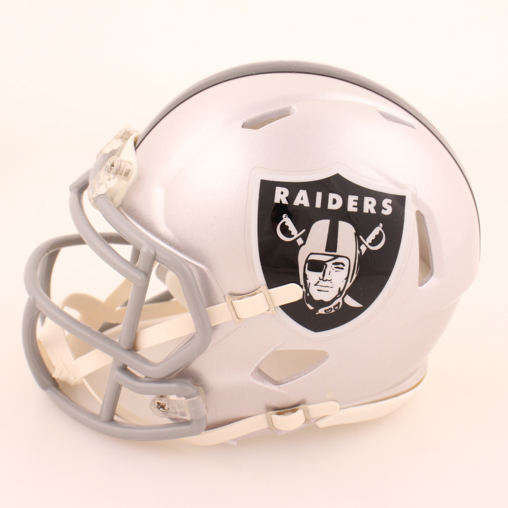 Henry Ruggs III Signed Raiders Speed Mini Helmet (Fanatics) Pristine