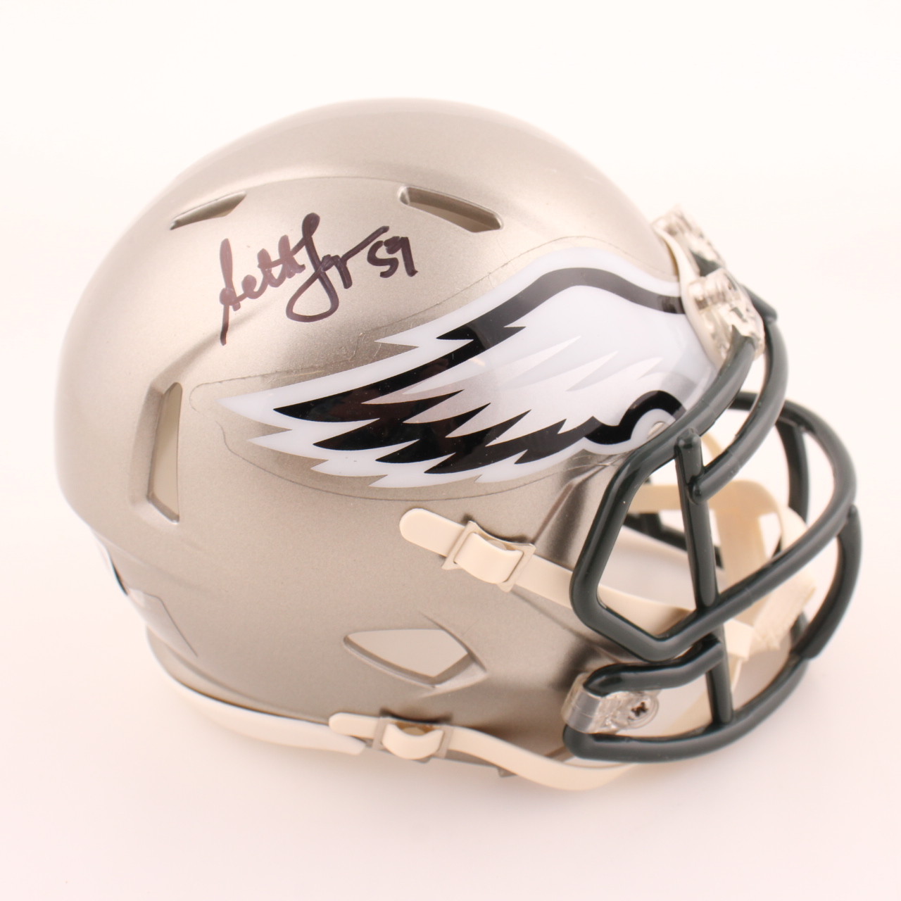 Seth Joyner Signed Eagles Flash Alternate Speed Mini Helmet (Beckett) at PristineAuction.com Seth Joyner Signed Eagles Flash Alternate Speed Mini Helmet (Beckett) at PristineAuction.com