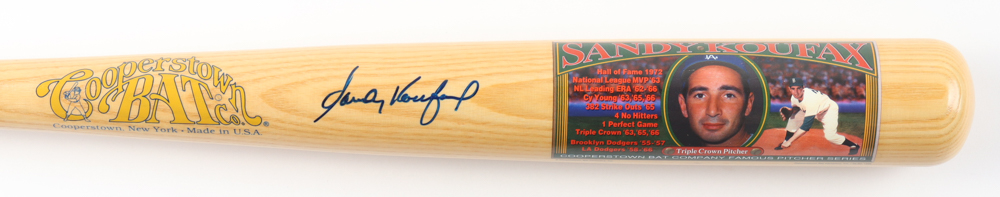 Sandy Koufax Signed Cooperstown Bat Co. Player Model Baseball Bat (Beckett) at PristineAuction.com Sandy Koufax Signed Cooperstown Bat Co. Player Model Baseball Bat (Beckett) at PristineAuction.com