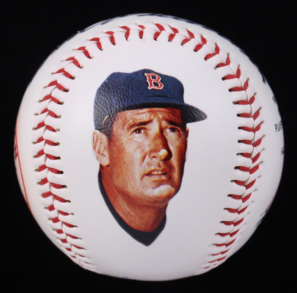 Ted Williams Signed LE Red Sox Commemorative Baseball (Beckett) at PristineAuction.com Ted Williams Signed LE Red Sox Commemorative Baseball (Beckett) at PristineAuction.com