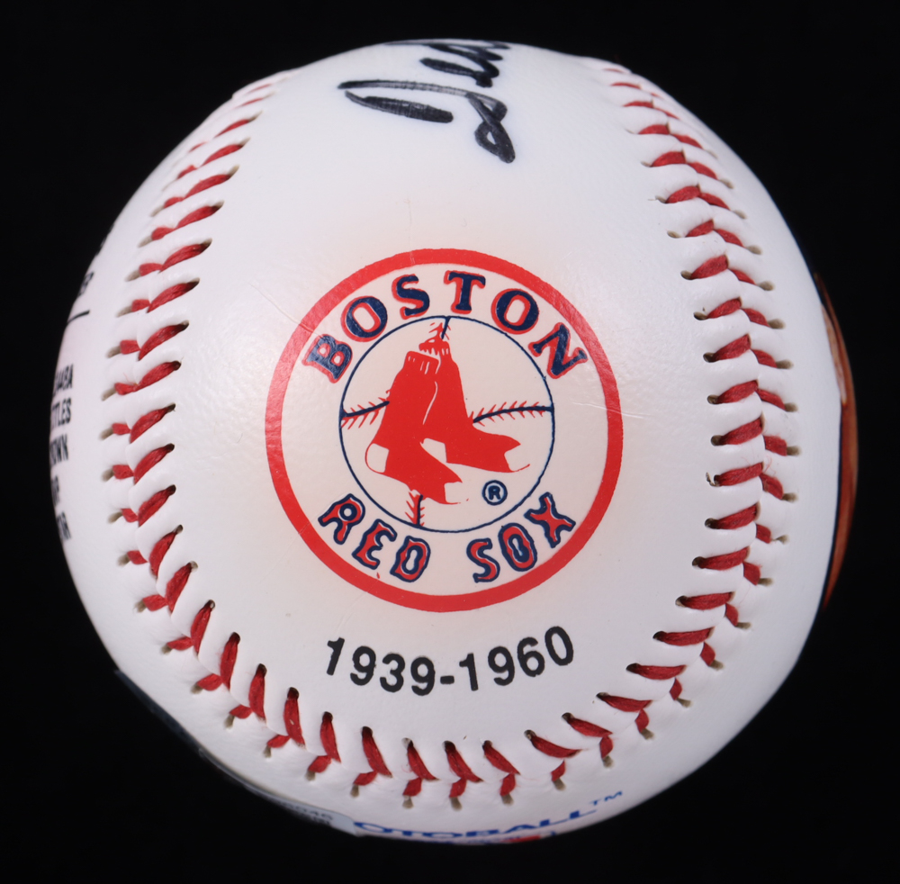 Ted Williams Signed LE Red Sox Commemorative Baseball (Beckett) at PristineAuction.com Ted Williams Signed LE Red Sox Commemorative Baseball (Beckett) at PristineAuction.com