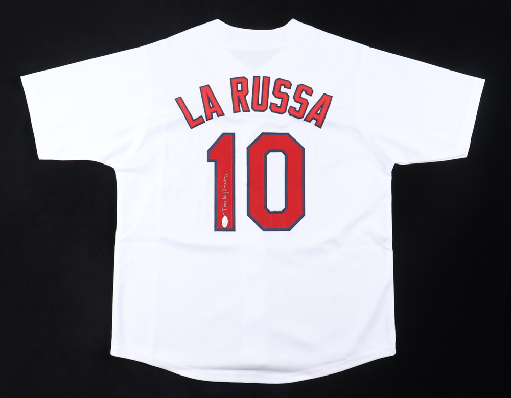 Tony LaRussa Signed Jersey (JSA) at PristineAuction.com Tony LaRussa Signed Jersey (JSA) at PristineAuction.com