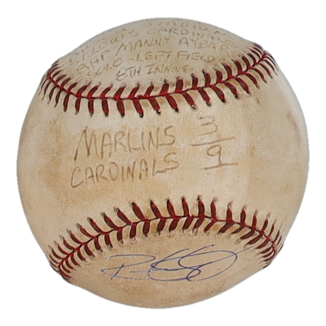 Ramon Castro Signed ONL Baseball With Extensive Inscription (JSA) at PristineAuction.com Ramon Castro Signed ONL Baseball With Extensive Inscription (JSA) at PristineAuction.com