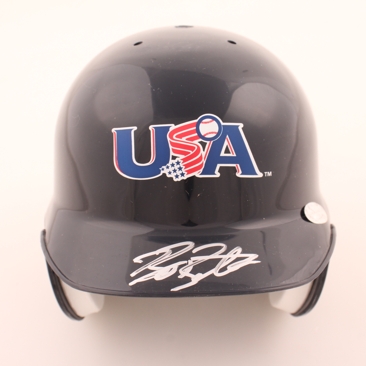 Billy Butler Signed Team USA Mini Batting Helmet (Just Minors) at PristineAuction.com Billy Butler Signed Team USA Mini Batting Helmet (Just Minors) at PristineAuction.com