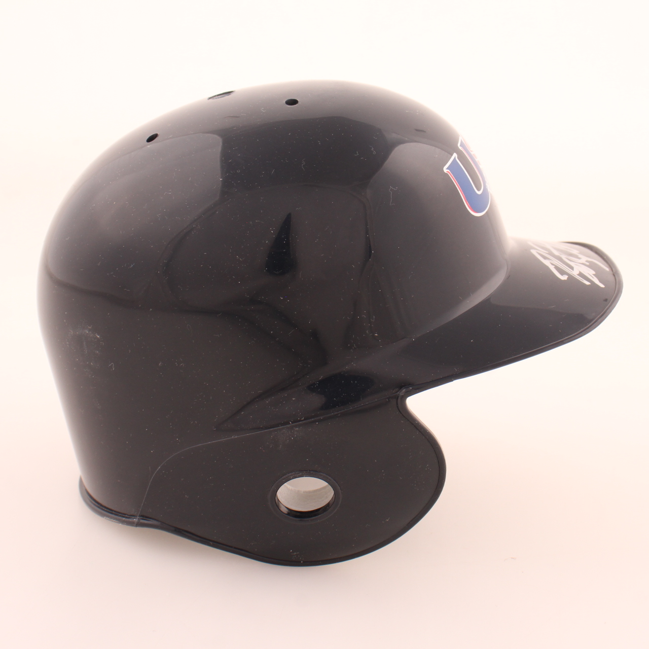 Billy Butler Signed Team USA Mini Batting Helmet (Just Minors) at PristineAuction.com Billy Butler Signed Team USA Mini Batting Helmet (Just Minors) at PristineAuction.com