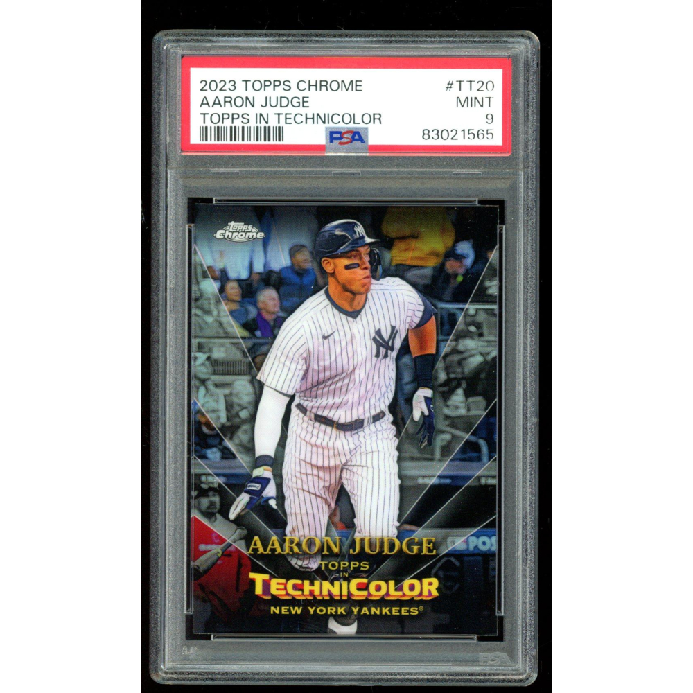 Aaron Judge 2023 Topps Chrome Topps In Technicolor #TT20 (PSA 9
