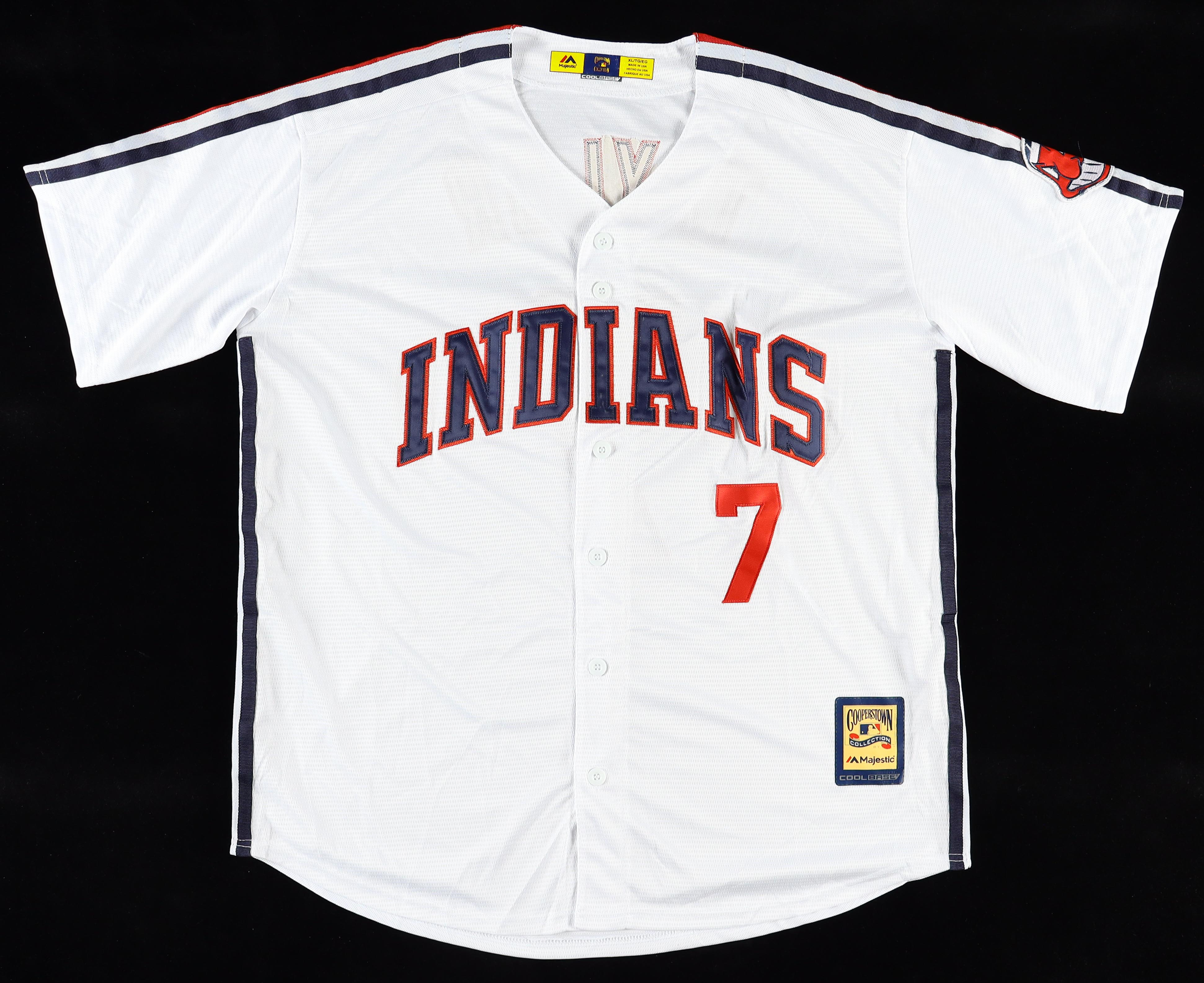 Tom Berenger Signed "Major League" Indians Jersey Inscribed "Jake Taylor" (Beckett) at PristineAuction.com Tom Berenger Signed "Major League" Indians Jersey Inscribed "Jake Taylor" (Beckett) at PristineAuction.com