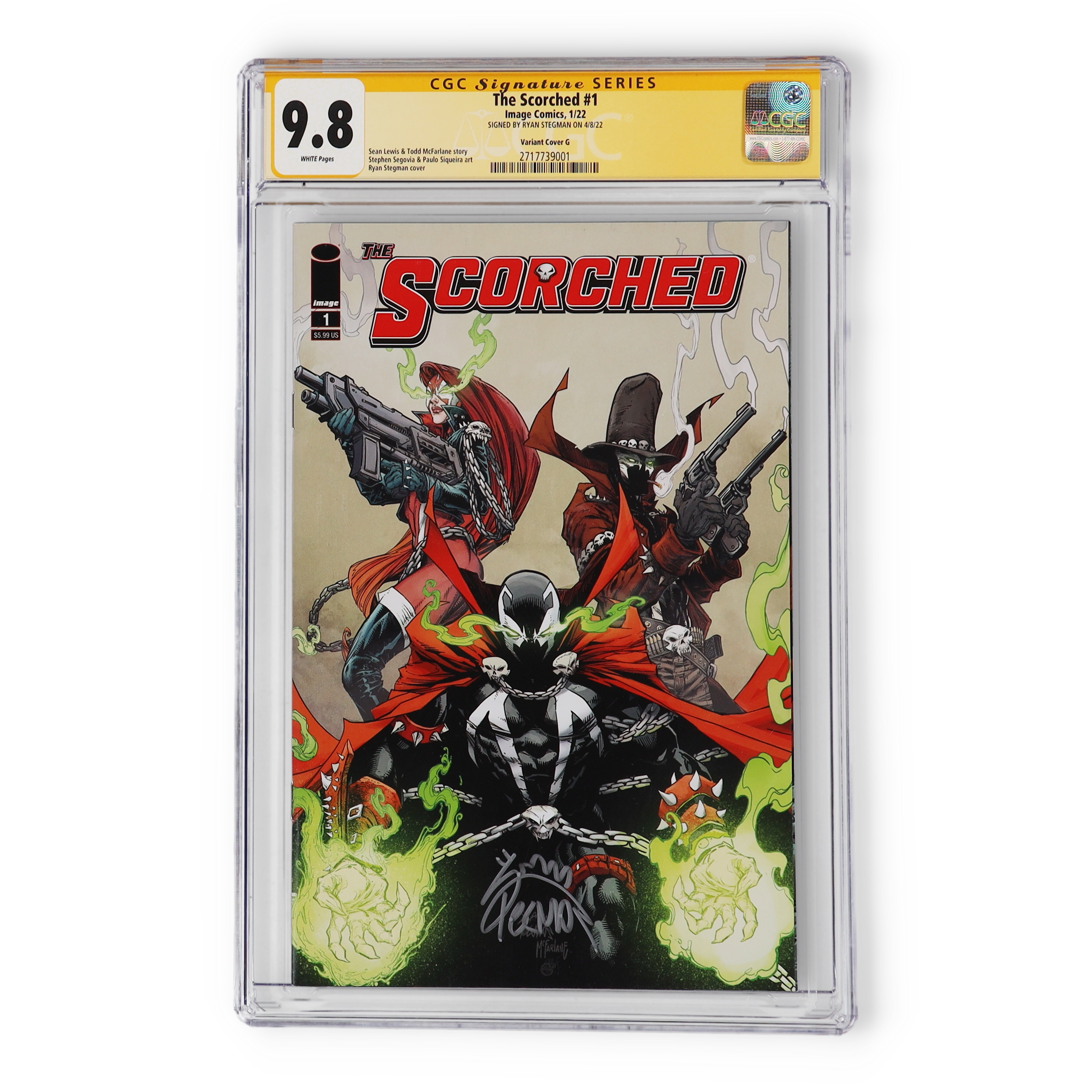 Ryan Stegman Signed 2022 "The Scorched" Issue #1 Image Comic Book (CGC 9.8) at PristineAuction.com Ryan Stegman Signed 2022 "The Scorched" Issue #1 Image Comic Book (CGC 9.8) at PristineAuction.com