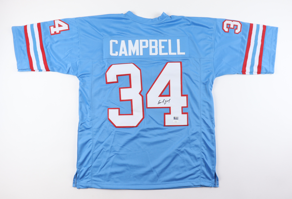 Earl Campbell Signed Jersey (JSA & Campbell) at PristineAuction.com Earl Campbell Signed Jersey (JSA & Campbell) at PristineAuction.com