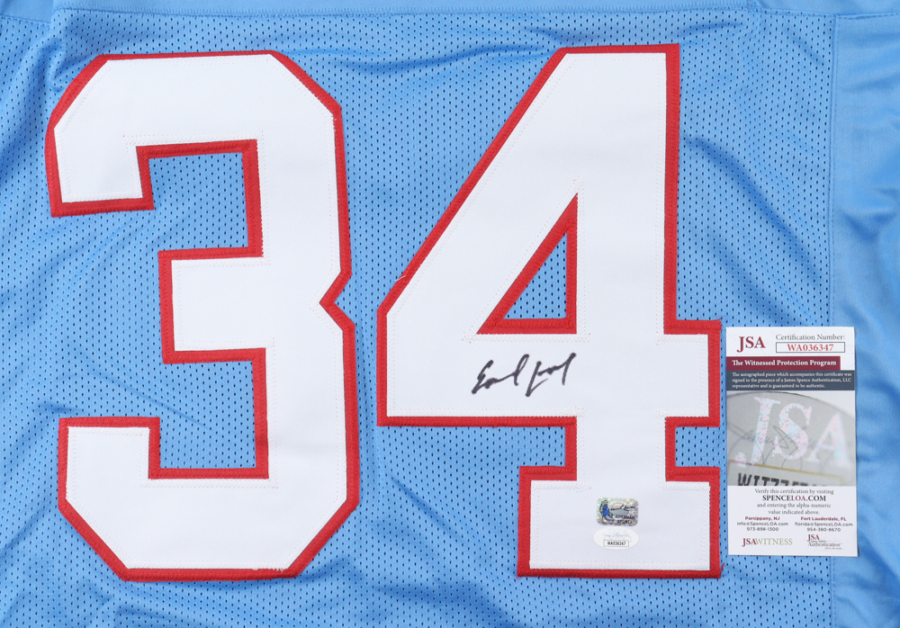 Earl Campbell Signed Jersey (JSA & Campbell) at PristineAuction.com Earl Campbell Signed Jersey (JSA & Campbell) at PristineAuction.com