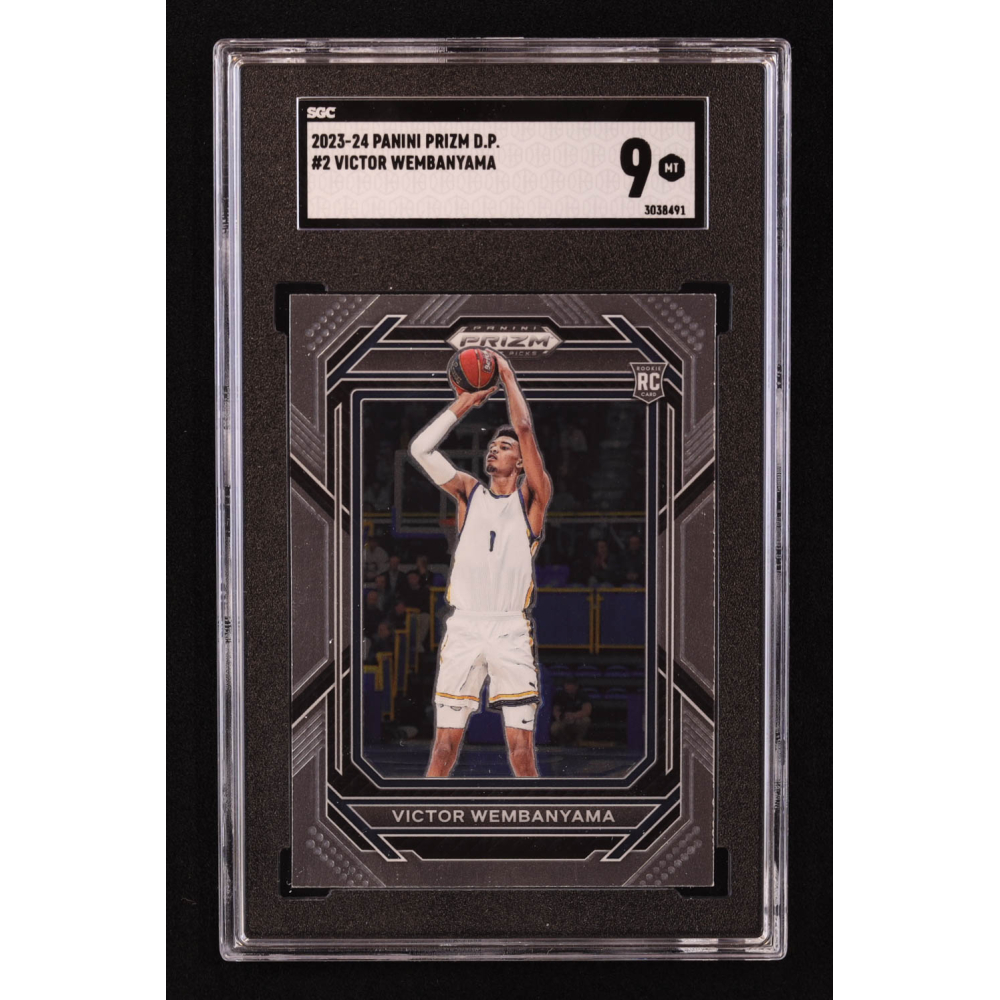 Victor Wembanyama 2023-24 Panini Prizm Draft Picks #2 RC (SGC 9) at PristineAuction.com