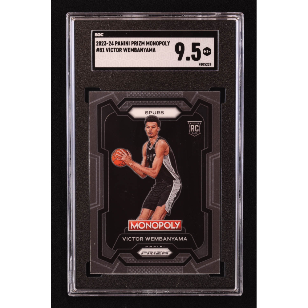 Victor Wembanyama 2023-24 Panini Prizm Monopoly #81 RC (SGC 9.5) at PristineAuction.com