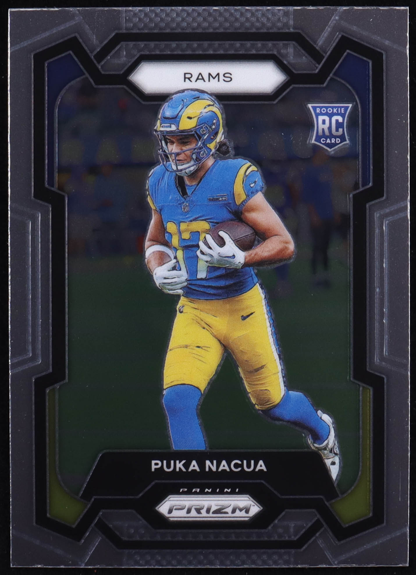 Puka Nacua 2023 Panini Prizm #357 RC at PristineAuction.com Puka Nacua 2023 Panini Prizm #357 RC at PristineAuction.com