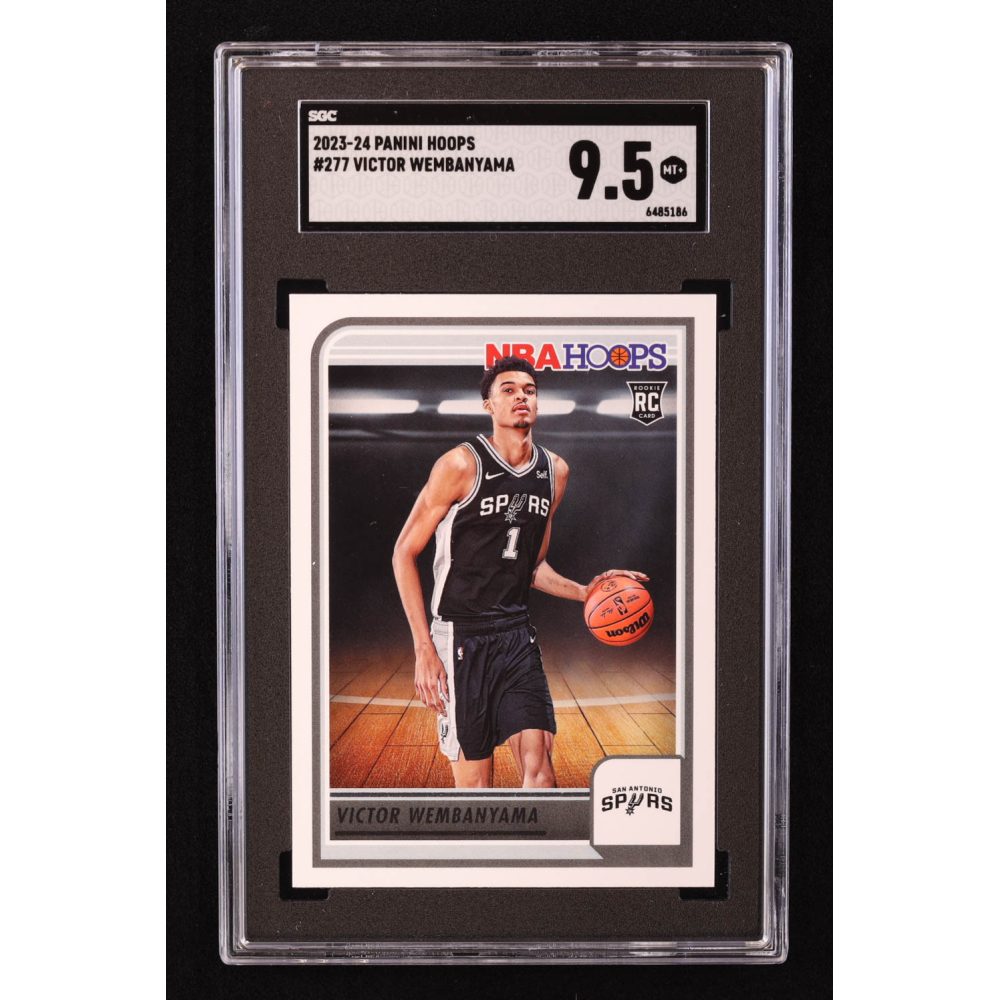 Victor Wembanyama 2023-24 Hoops #277 RC (SGC 9.5) at PristineAuction.com