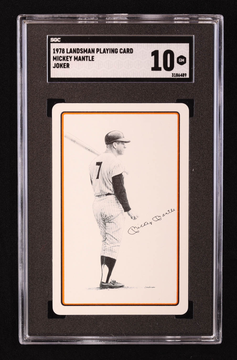Mickey Mantle 1978 Landsman Playing Cards #NNO (SGC 10) | Pristine
