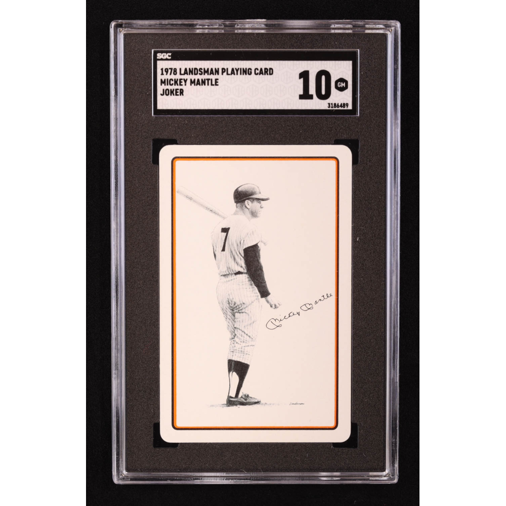 Mickey Mantle 1978 Landsman Playing Cards #NNO (SGC 10) | Pristine