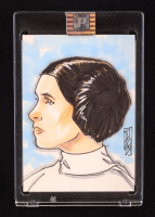 Princess Leia | Star Wars | Original Art Sketch Card by Tom Hodges #1/1 (PA) at PristineAuction.com