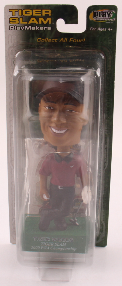 Tiger Woods 2001 PGA Championship Bobblehead with Upper Deck Card at PristineAuction.com Tiger Woods 2001 PGA Championship Bobblehead with Upper Deck Card at PristineAuction.com