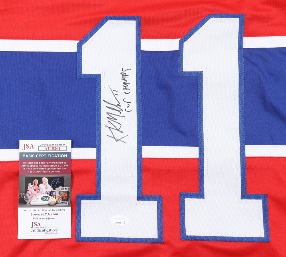 Kirk Muller Signed Jersey Inscribed "Cup Champs" (JSA) at PristineAuction.com Kirk Muller Signed Jersey Inscribed "Cup Champs" (JSA) at PristineAuction.com