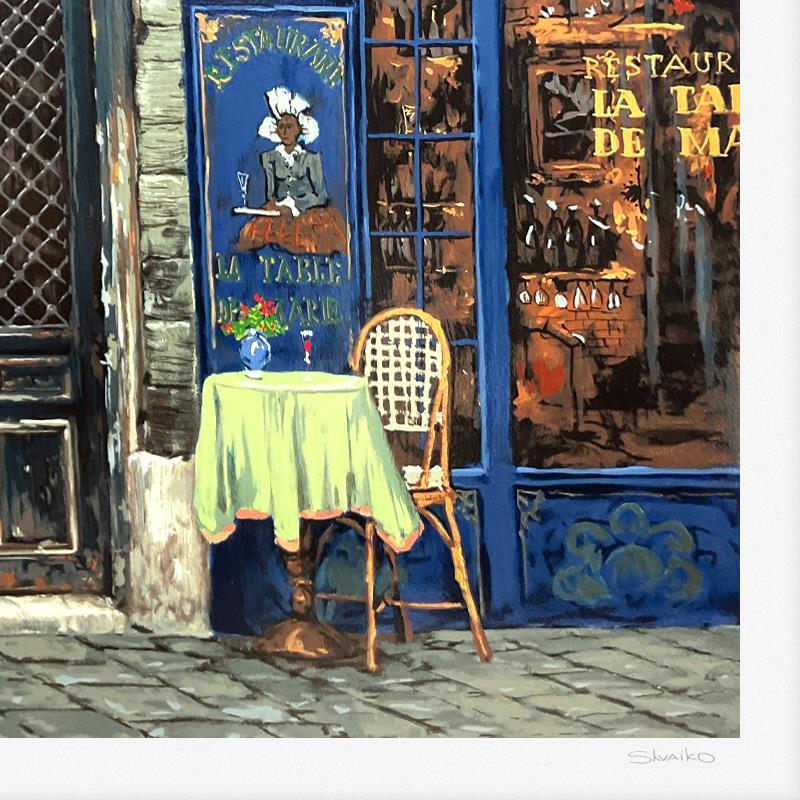 Viktor Shvaiko Signed "La Vielle Bicyclette" LE 32x58 Printer's Proof Serigraph (PA) at PristineAuction.com Viktor Shvaiko Signed "La Vielle Bicyclette" LE 32x58 Printer's Proof Serigraph (PA) at PristineAuction.com