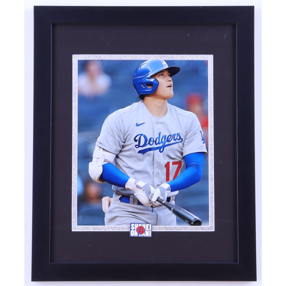 Shohei Ohtani Dodgers Custom Framed Photo Display With Player Flag Pin ...