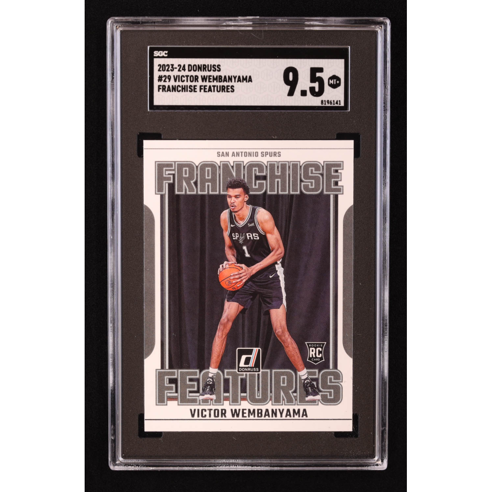 Victor Wembanyama 2023-24 Donruss Franchise Features #29 RC (SGC 9.5) at PristineAuction.com