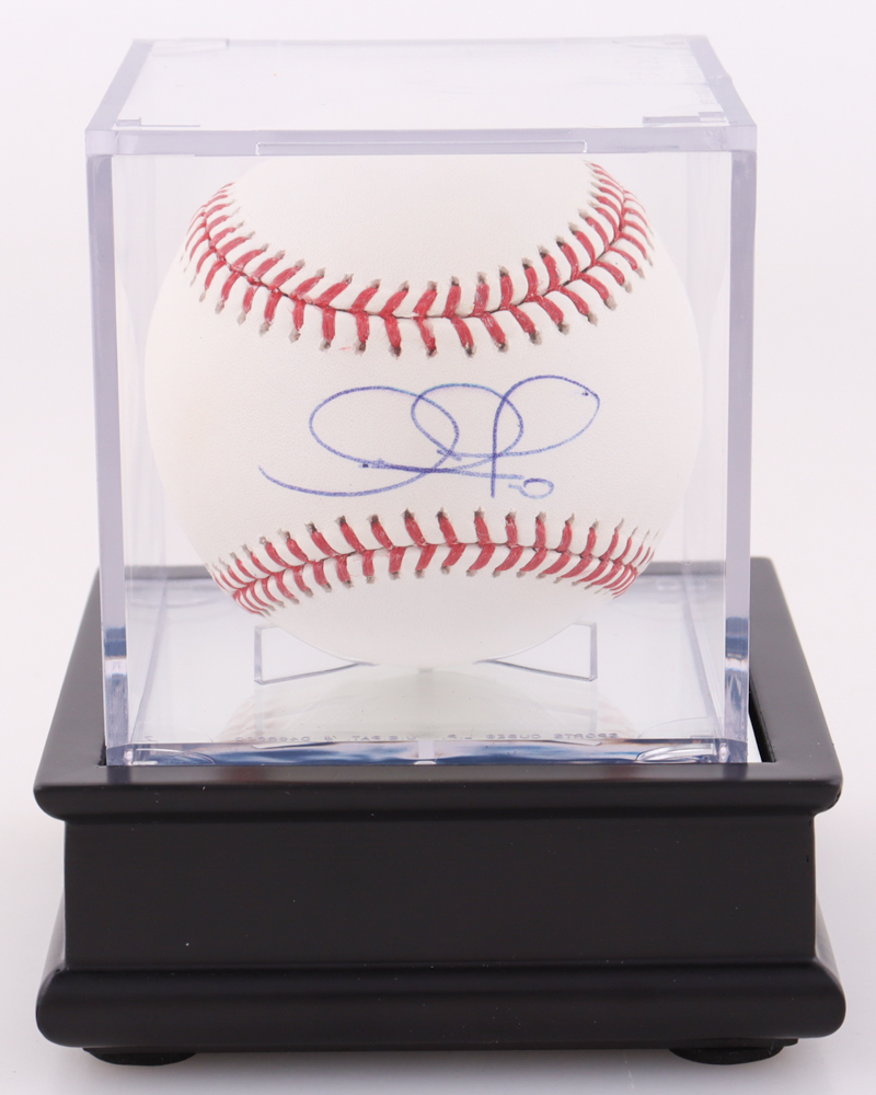 Adam Jones Signed OML Baseball With Display Case (MLB & Fanatics) at PristineAuction.com Adam Jones Signed OML Baseball With Display Case (MLB & Fanatics) at PristineAuction.com