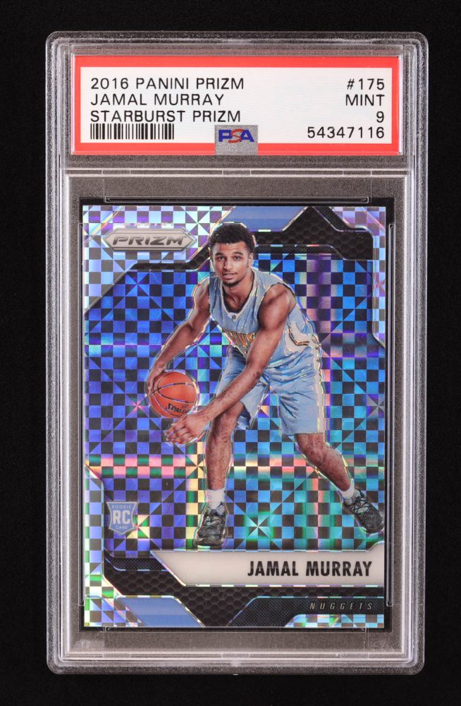 Jamal Murray 2016-17 Panini Prizm Prizms Starburst #175 RC (PSA 9 