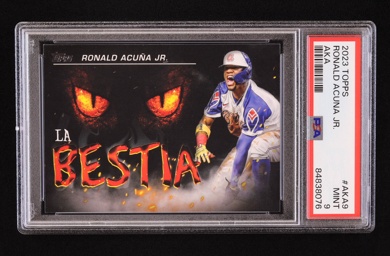 Ronald Acuna Jr. 2023 Topps AKA #AKA9 (PSA 9) at PristineAuction.com Ronald Acuna Jr. 2023 Topps AKA #AKA9 (PSA 9) at PristineAuction.com