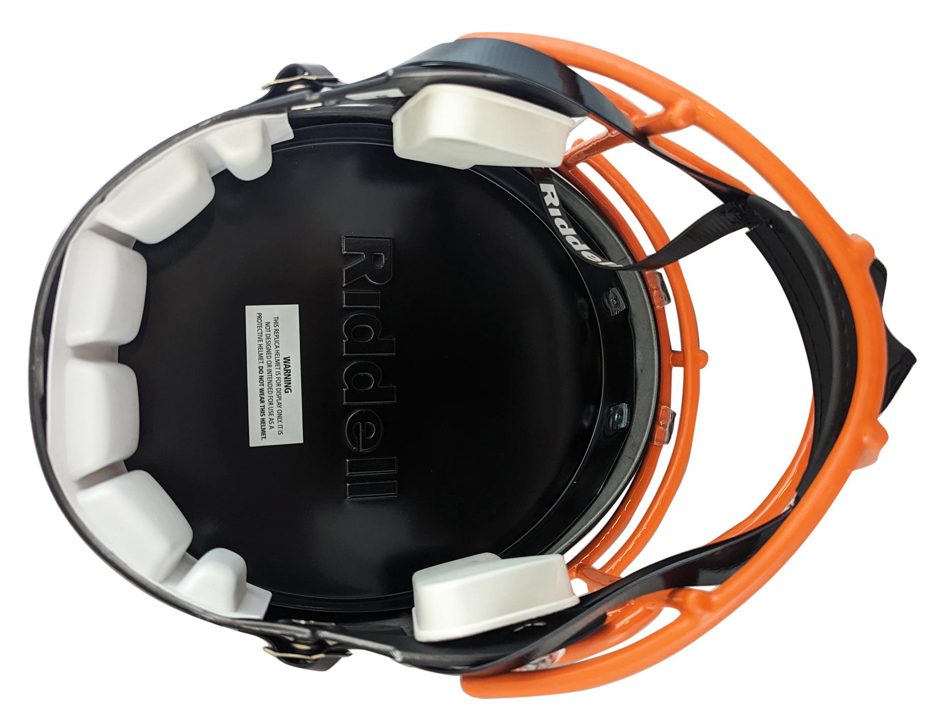 Barry Sanders & Thurman Thomas Signed Oklahoma State Cowboys Full-Size Speed Helmet with Display Case (Beckett) at PristineAuction.com Barry Sanders & Thurman Thomas Signed Oklahoma State Cowboys Full-Size Speed Helmet with Display Case (Beckett) at PristineAuction.com