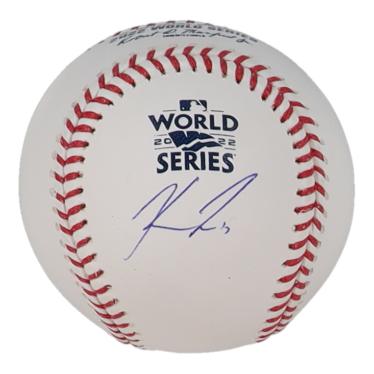 Korey Lee Signed 2022 World Series Baseball (JSA) at PristineAuction.com Korey Lee Signed 2022 World Series Baseball (JSA) at PristineAuction.com