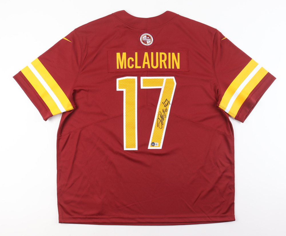 Terry McLaurin Signed Jersey Inscribed "Scary Terry" (Beckett) at PristineAuction.com Terry McLaurin Signed Jersey Inscribed "Scary Terry" (Beckett) at PristineAuction.com