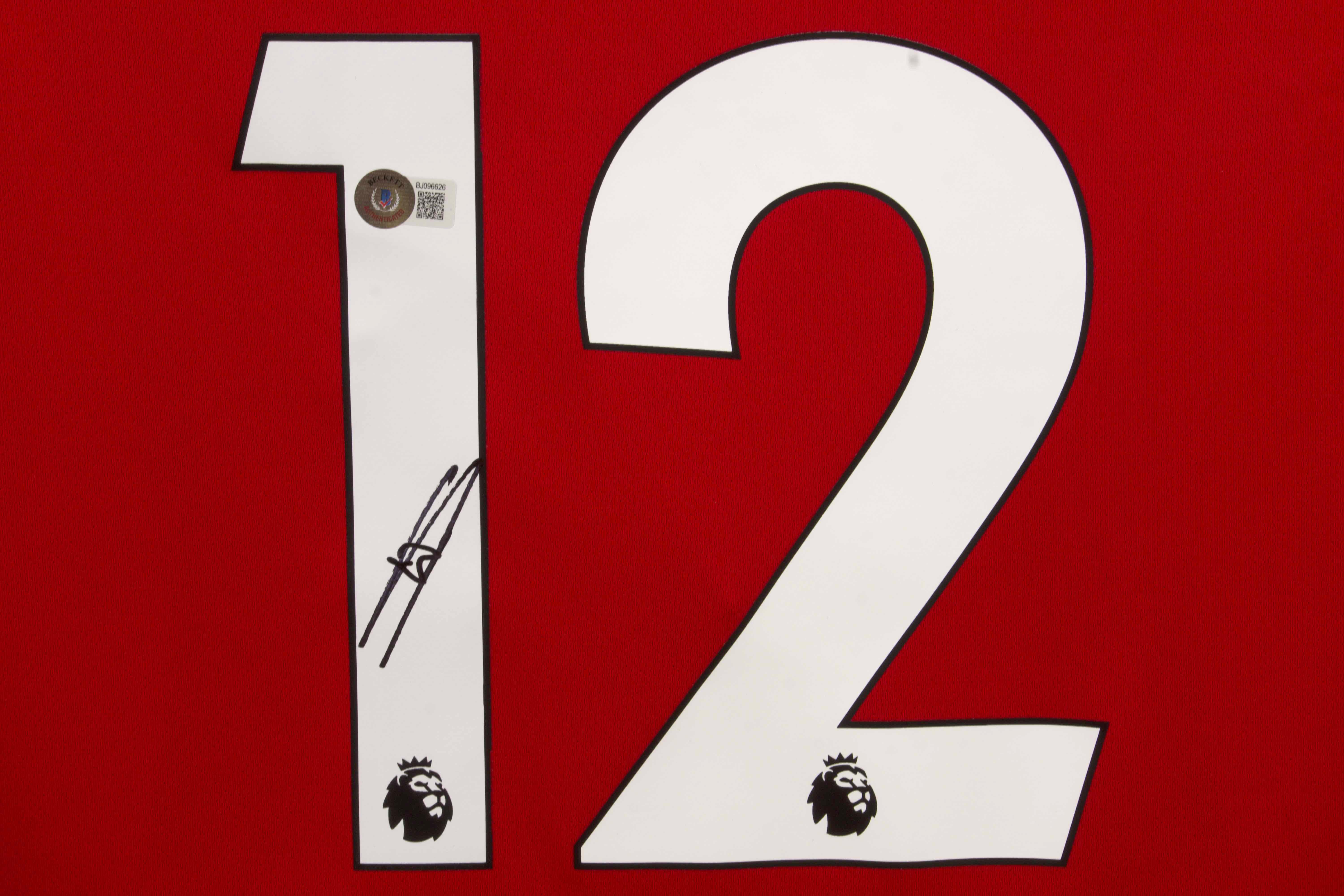 William Saliba Signed Arsenal jersey (Beckett) at PristineAuction.com William Saliba Signed Arsenal jersey (Beckett) at PristineAuction.com