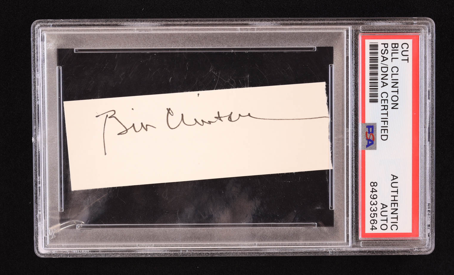 Bill Clinton Signed Cut (PSA) | Pristine Auction