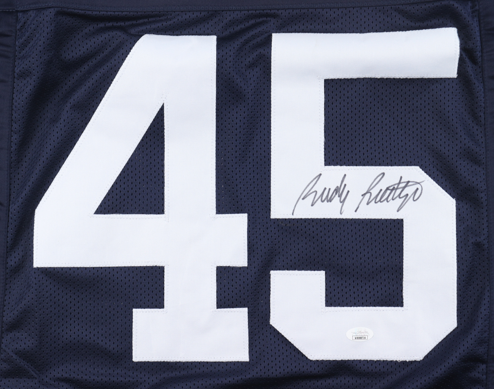 Rudy Ruettiger Signed Jersey (JSA) at PristineAuction.com Rudy Ruettiger Signed Jersey (JSA) at PristineAuction.com