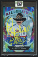 Richard Petty Signed 2018 Panini Prizm Illumination #13 Prizms Silver (PA Encapsulated) at PristineAuction.com