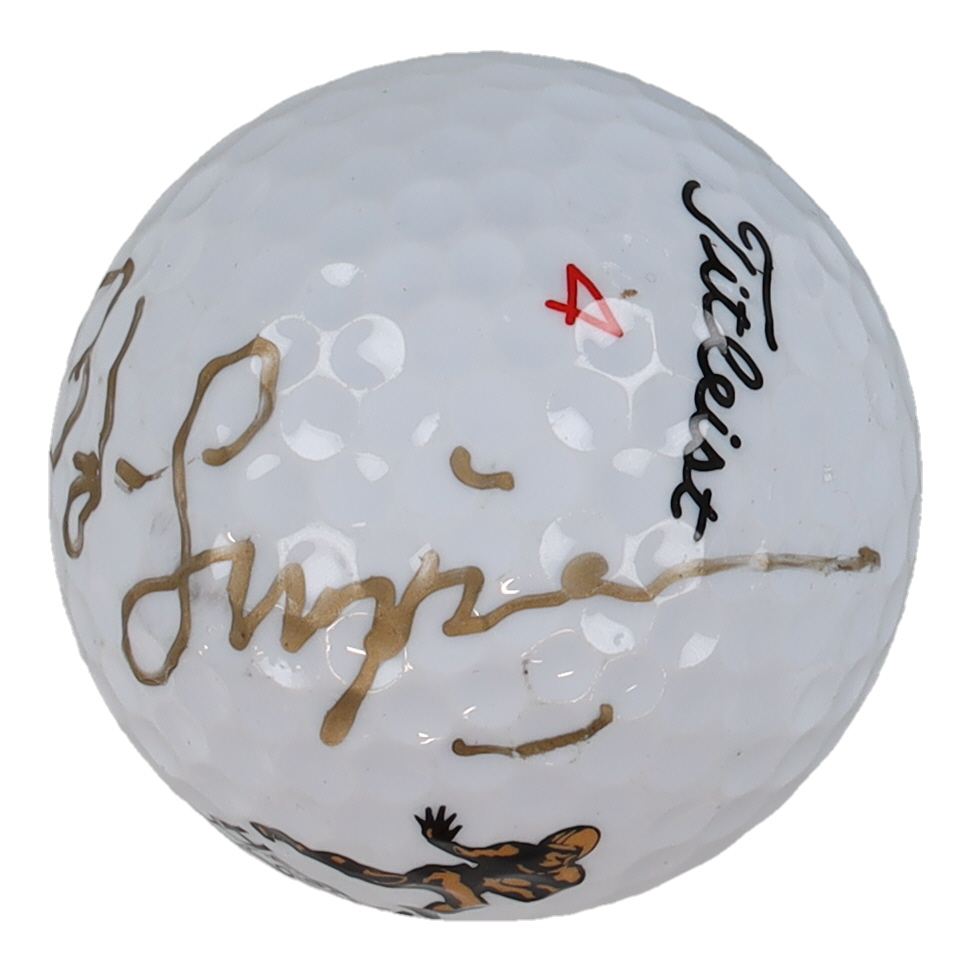 O.J. Simpson Signed Heisman Trophy Logo Golf Ball (Simpson) at PristineAuction.com O.J. Simpson Signed Heisman Trophy Logo Golf Ball (Simpson) at PristineAuction.com