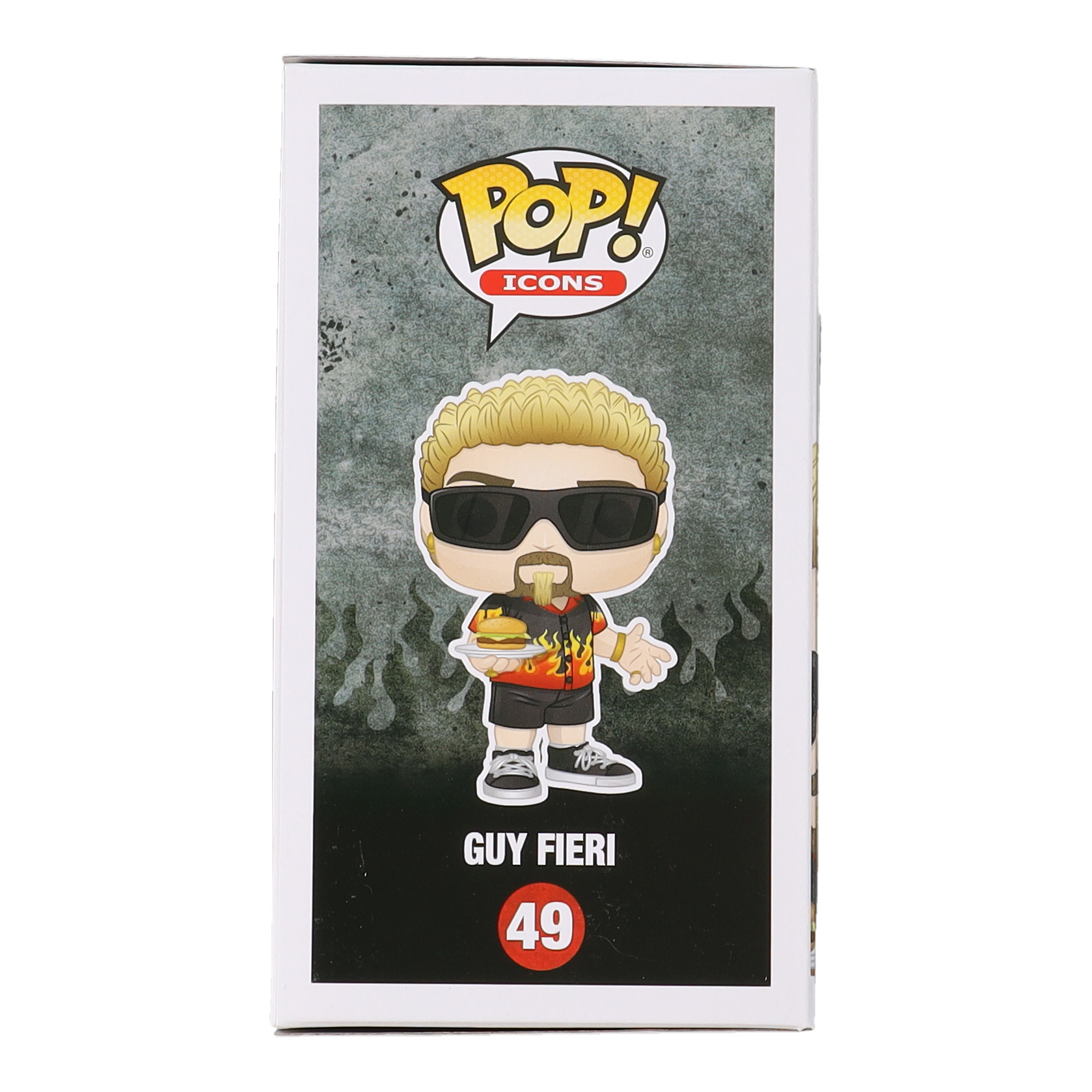 Guy Fieri Signed "Guy! Guy Fieri" #49 Guy Fieri Funko Pop! Vinyl Figure (Beckett) at PristineAuction.com Guy Fieri Signed "Guy! Guy Fieri" #49 Guy Fieri Funko Pop! Vinyl Figure (Beckett) at PristineAuction.com