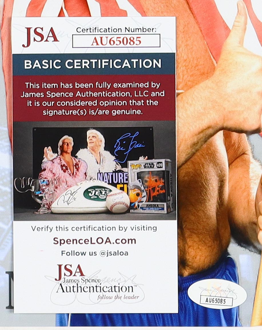 "Hacksaw" Jim Duggan Signed WWE 11x17 Photo (JSA) at PristineAuction.com "Hacksaw" Jim Duggan Signed WWE 11x17 Photo (JSA) at PristineAuction.com