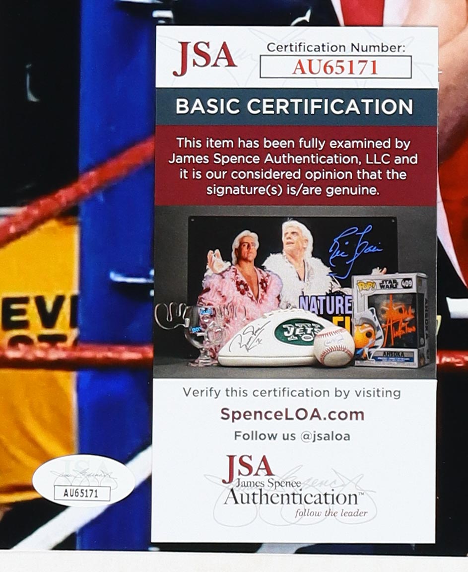 "Hacksaw" Jim Duggan Signed WWE 11x17 Photo (JSA) at PristineAuction.com "Hacksaw" Jim Duggan Signed WWE 11x17 Photo (JSA) at PristineAuction.com