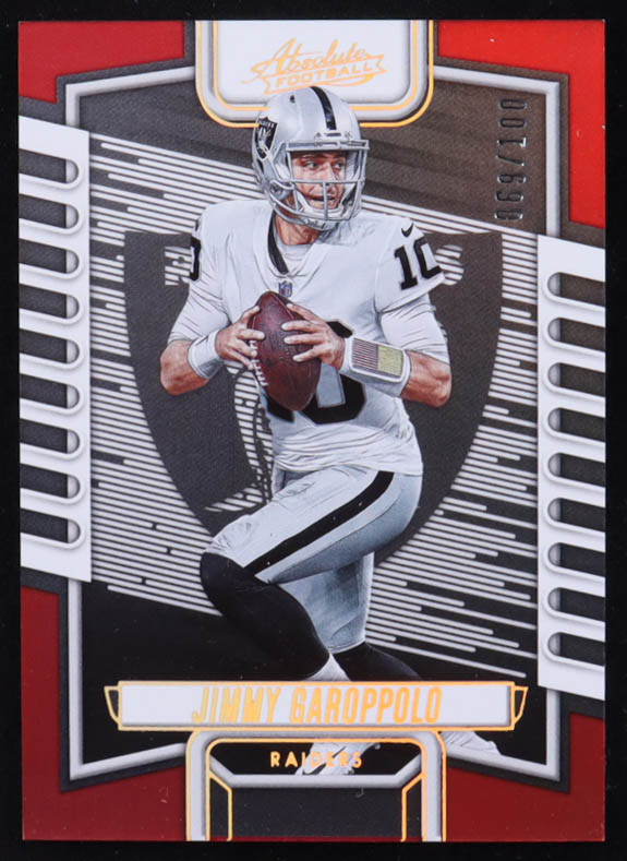 Jimmy Garoppolo 2023 Absolute Spectrum Red #2 #69/100 at PristineAuction.com Jimmy Garoppolo 2023 Absolute Spectrum Red #2 #69/100 at PristineAuction.com