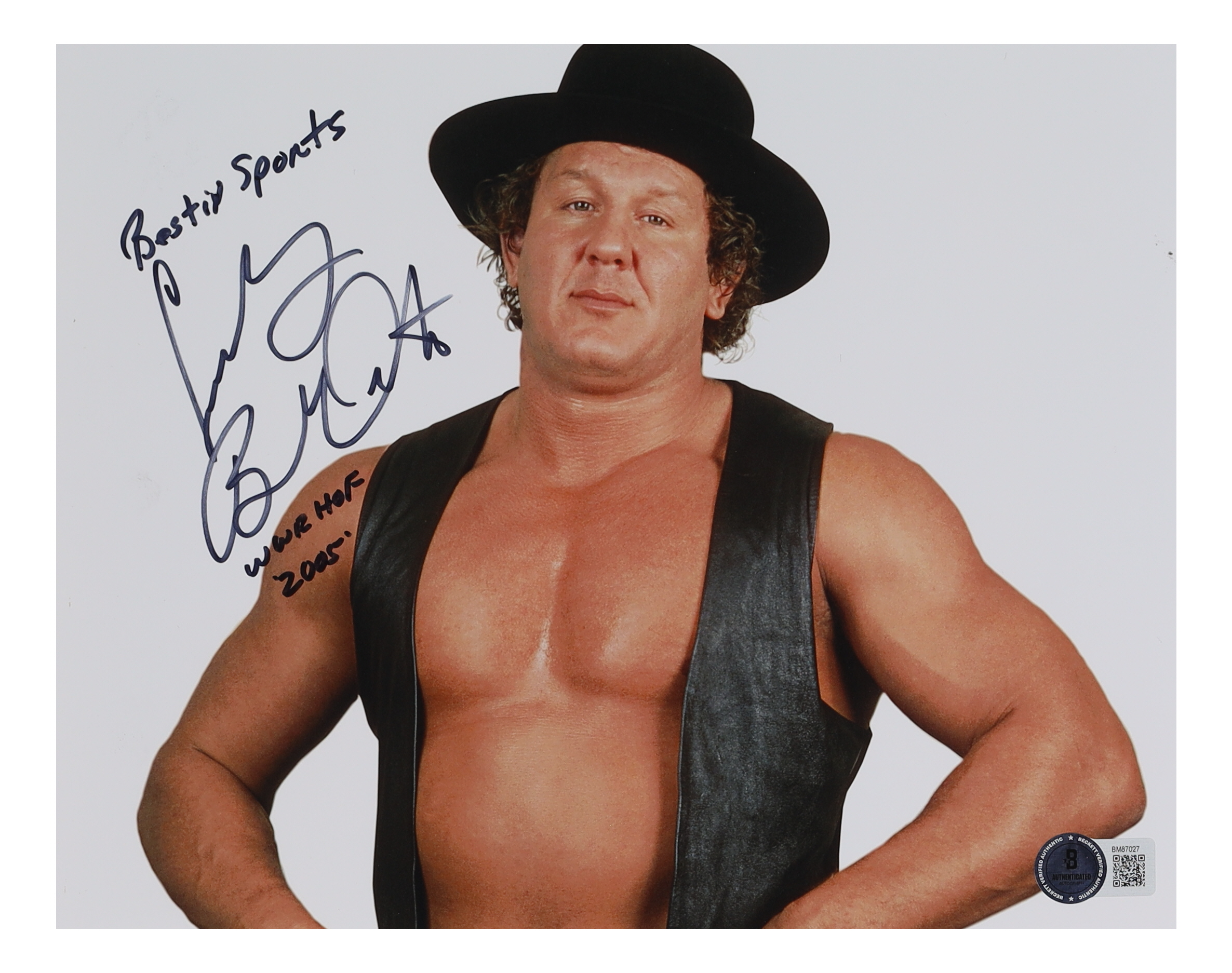 Bob Orton Jr. Signed 8x10 Photo Inscribed "Best in Sports" & "WWE HOF 2005" (Beckett) at PristineAuction.com Bob Orton Jr. Signed 8x10 Photo Inscribed "Best in Sports" & "WWE HOF 2005" (Beckett) at PristineAuction.com