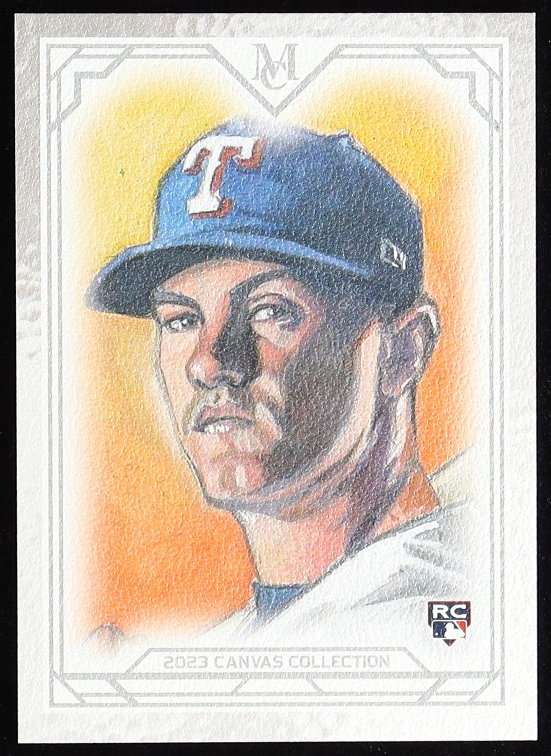 Josh Jung 2023 Topps Museum Collection Canvas Collection Reprints #CCR47 RC at PristineAuction.com Josh Jung 2023 Topps Museum Collection Canvas Collection Reprints #CCR47 RC at PristineAuction.com