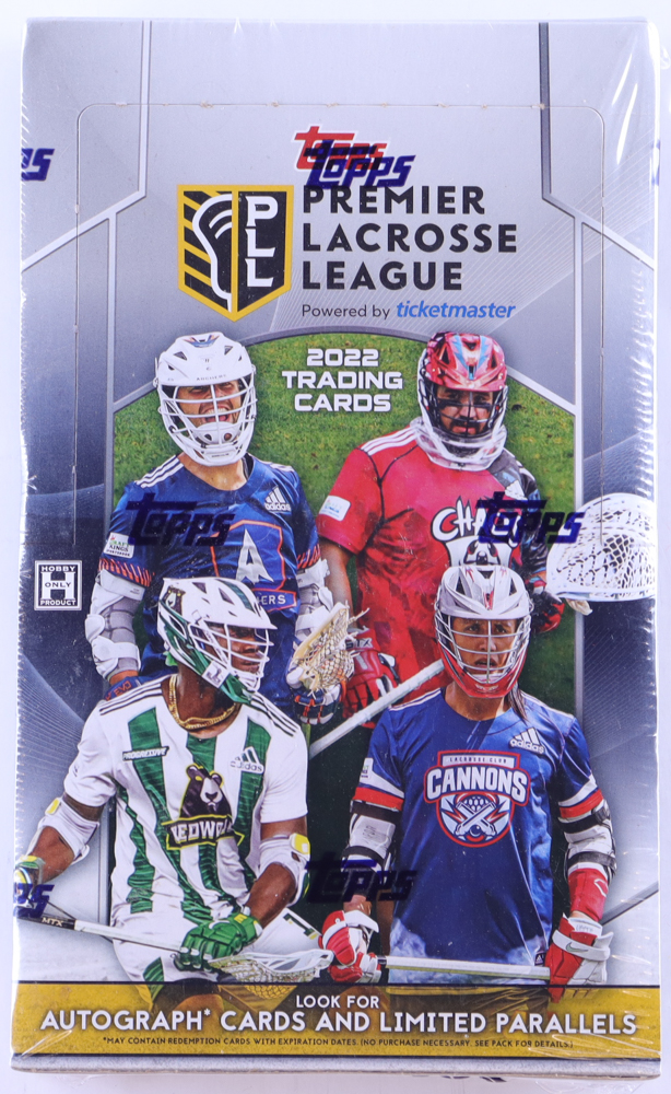 2022 Topps Premier Lacrosse League Hobby Box with (20) Packs at PristineAuction.com 2022 Topps Premier Lacrosse League Hobby Box with (20) Packs at PristineAuction.com