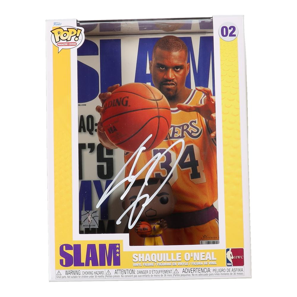 Funko Pop Shaquille O'Neal #208 Dédicacé & Signé - Lakers 2000, Certifié PSA