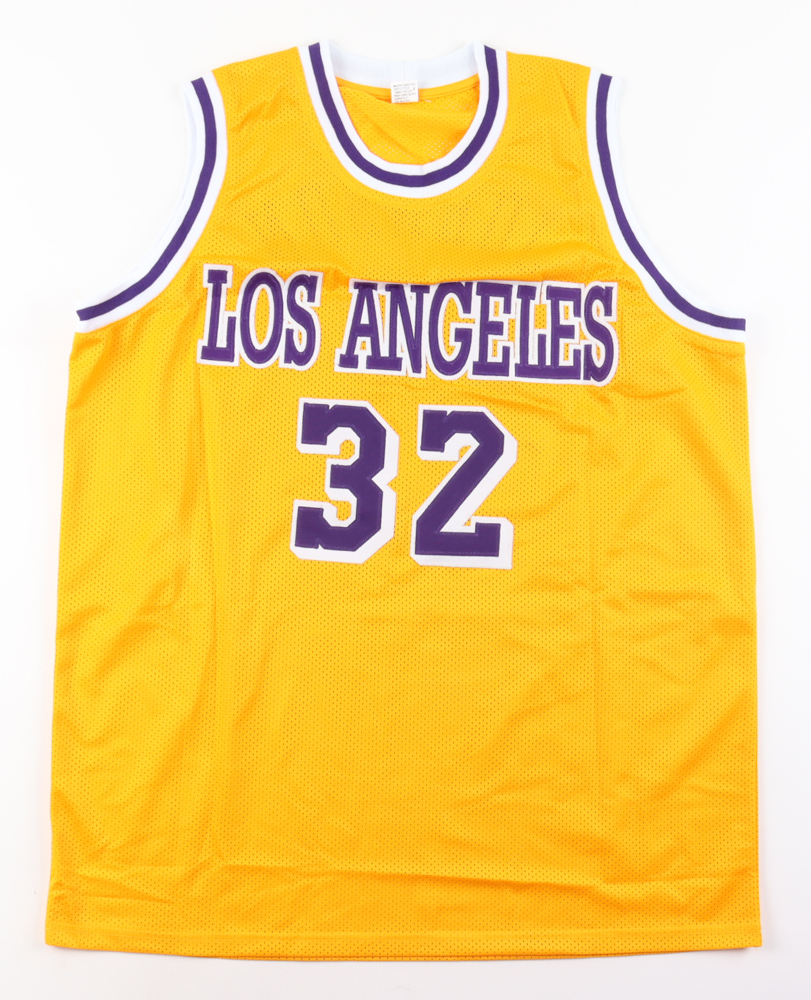 Magic Johnson Signed Jersey (Beckett) at PristineAuction.com Magic Johnson Signed Jersey (Beckett) at PristineAuction.com