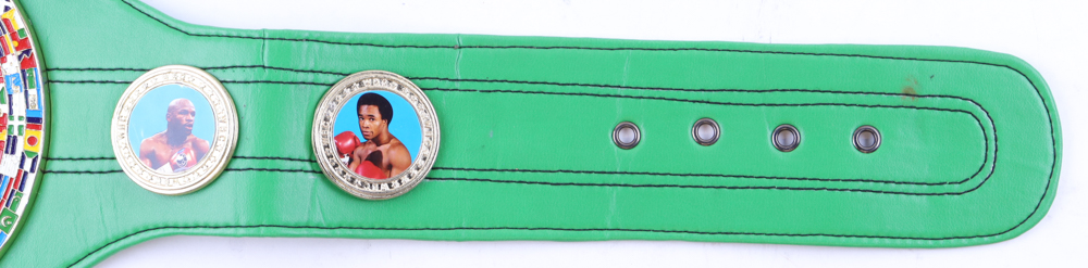 Floyd Mayweather Jr. Signed WBC Championship Belt Inscribed "TMT" (Schwartz Sports) at PristineAuction.com Floyd Mayweather Jr. Signed WBC Championship Belt Inscribed "TMT" (Schwartz Sports) at PristineAuction.com