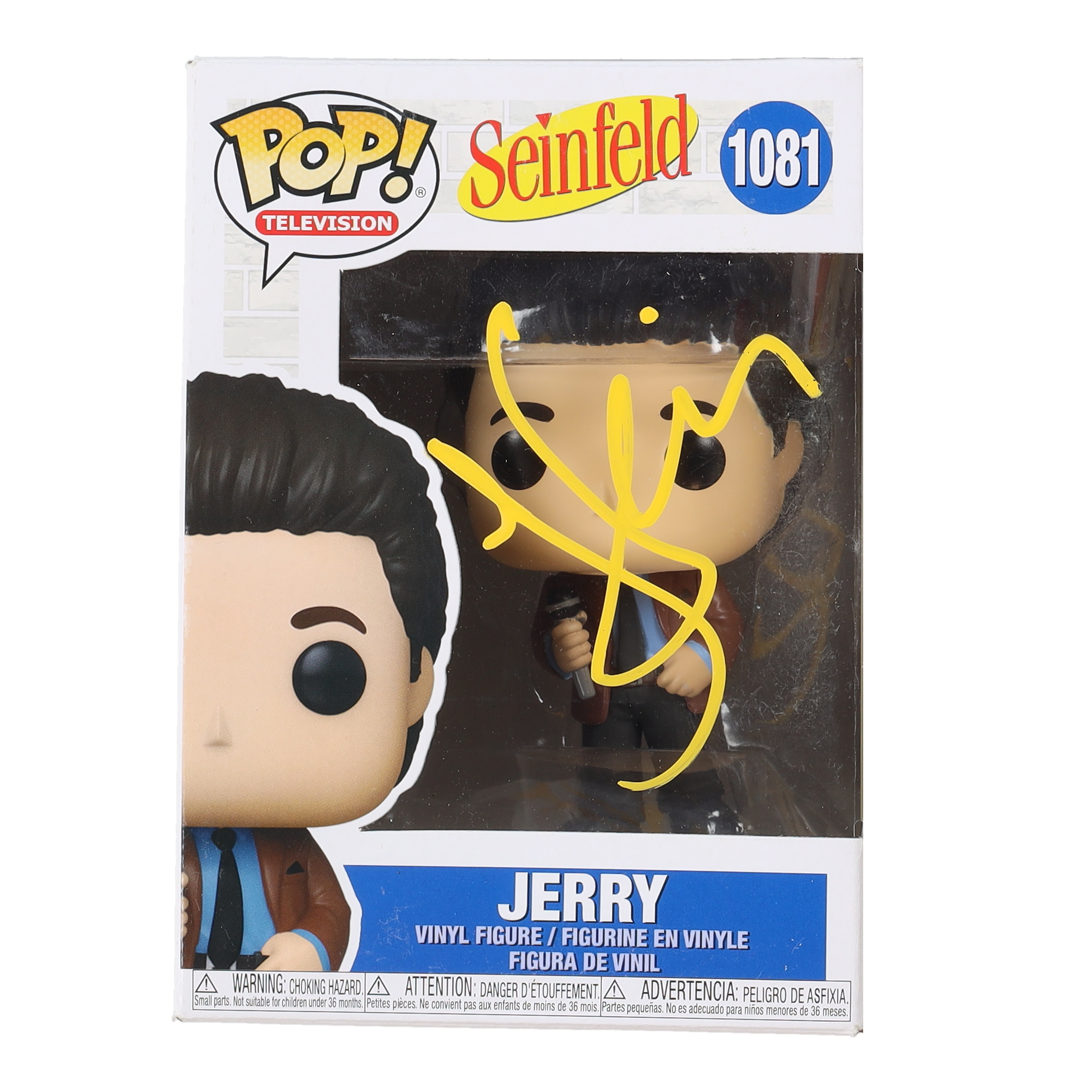 Jerry Seinfeld Signed "Seinfeld" #1081 Jerry Funko Pop! Vinyl Figure (Beckett) at PristineAuction.com Jerry Seinfeld Signed "Seinfeld" #1081 Jerry Funko Pop! Vinyl Figure (Beckett) at PristineAuction.com