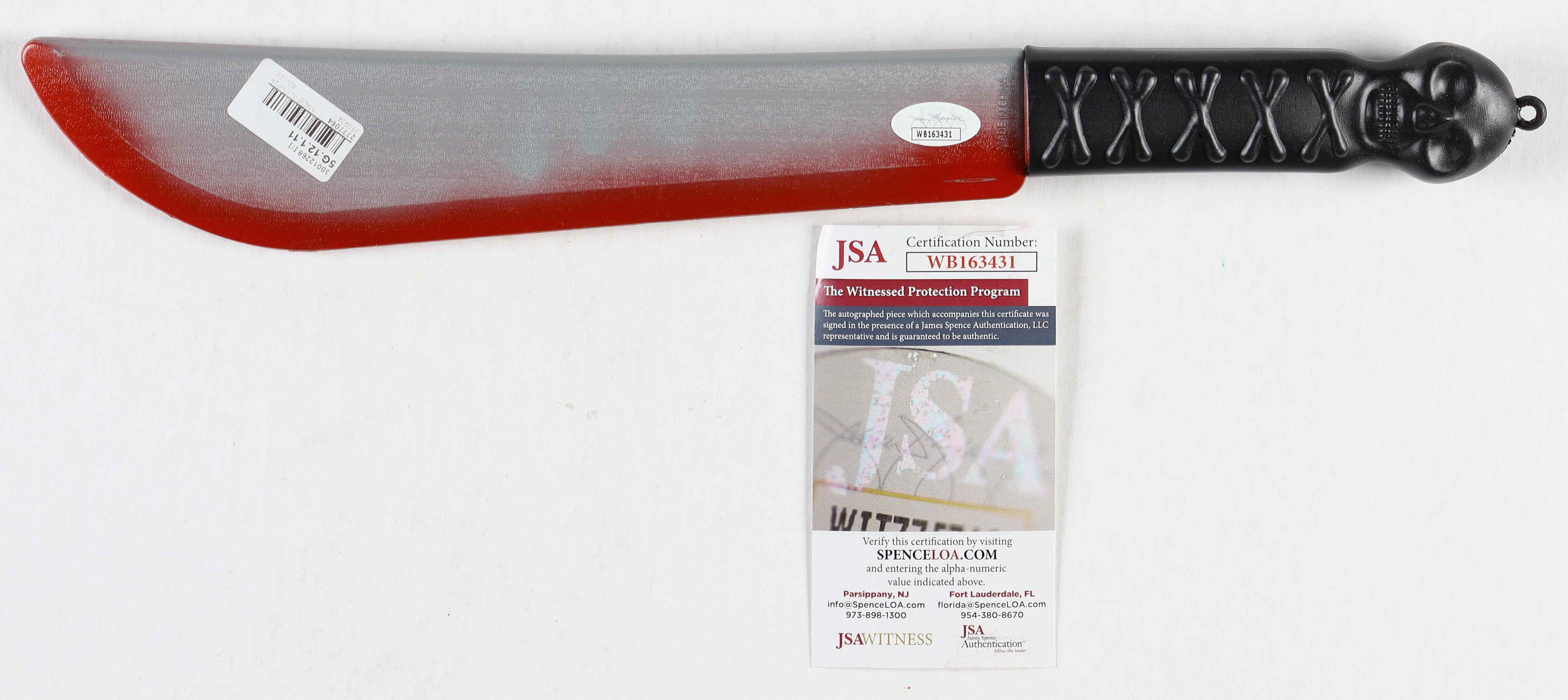Ari Lehman Signed "Friday The 13th" Prop Machete Inscribed "Jason 1" & "Feel The Steel!" (JSA) at PristineAuction.com Ari Lehman Signed "Friday The 13th" Prop Machete Inscribed "Jason 1" & "Feel The Steel!" (JSA) at PristineAuction.com
